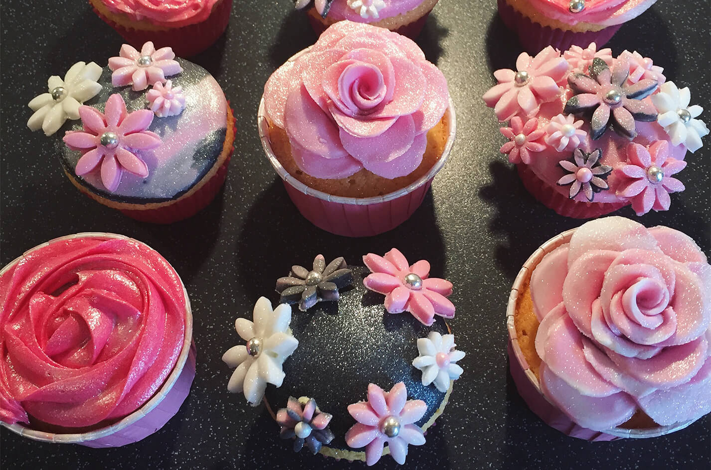 Sunny Flowers of Spring Cupcakes