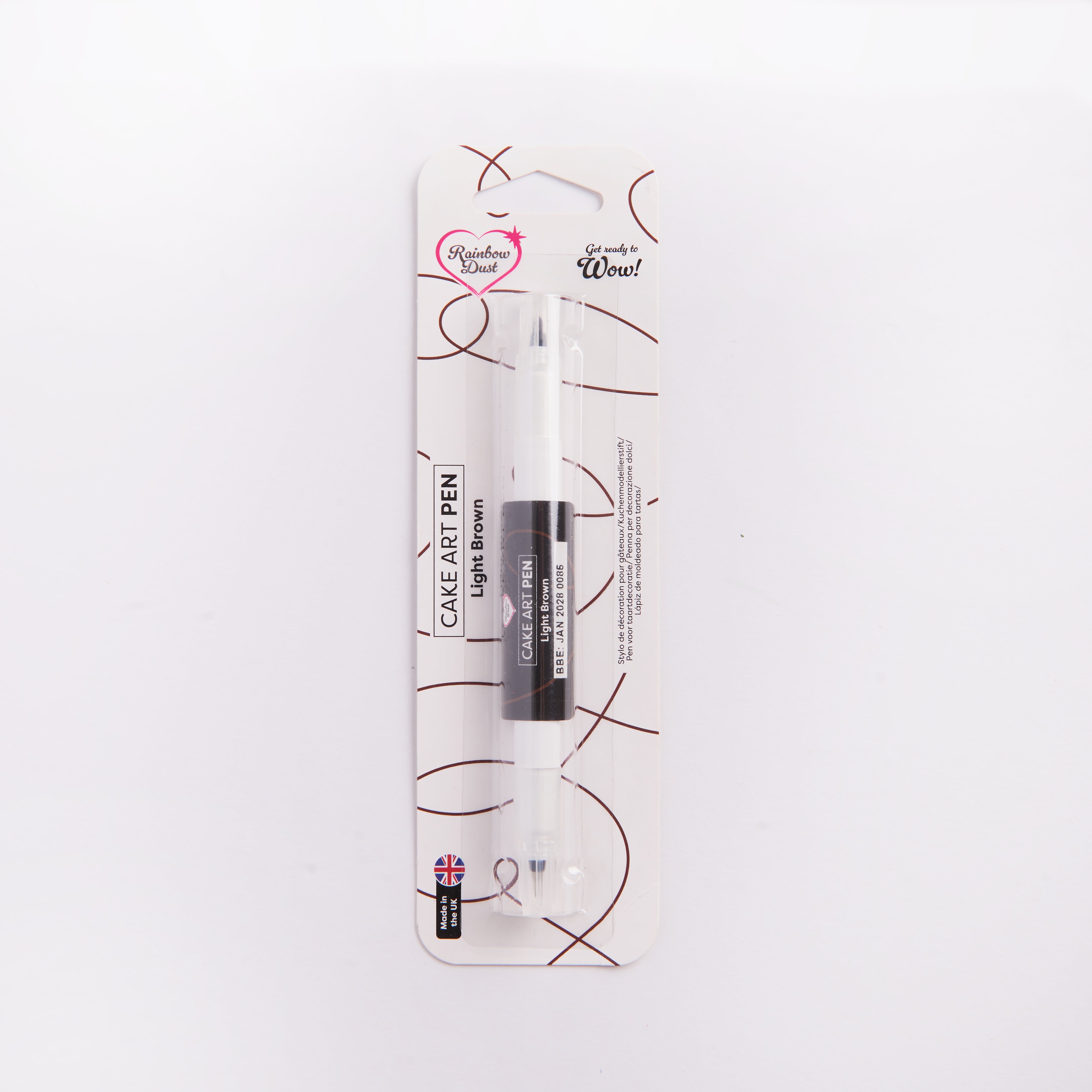 Light Brown edible food colouring pen dual nib