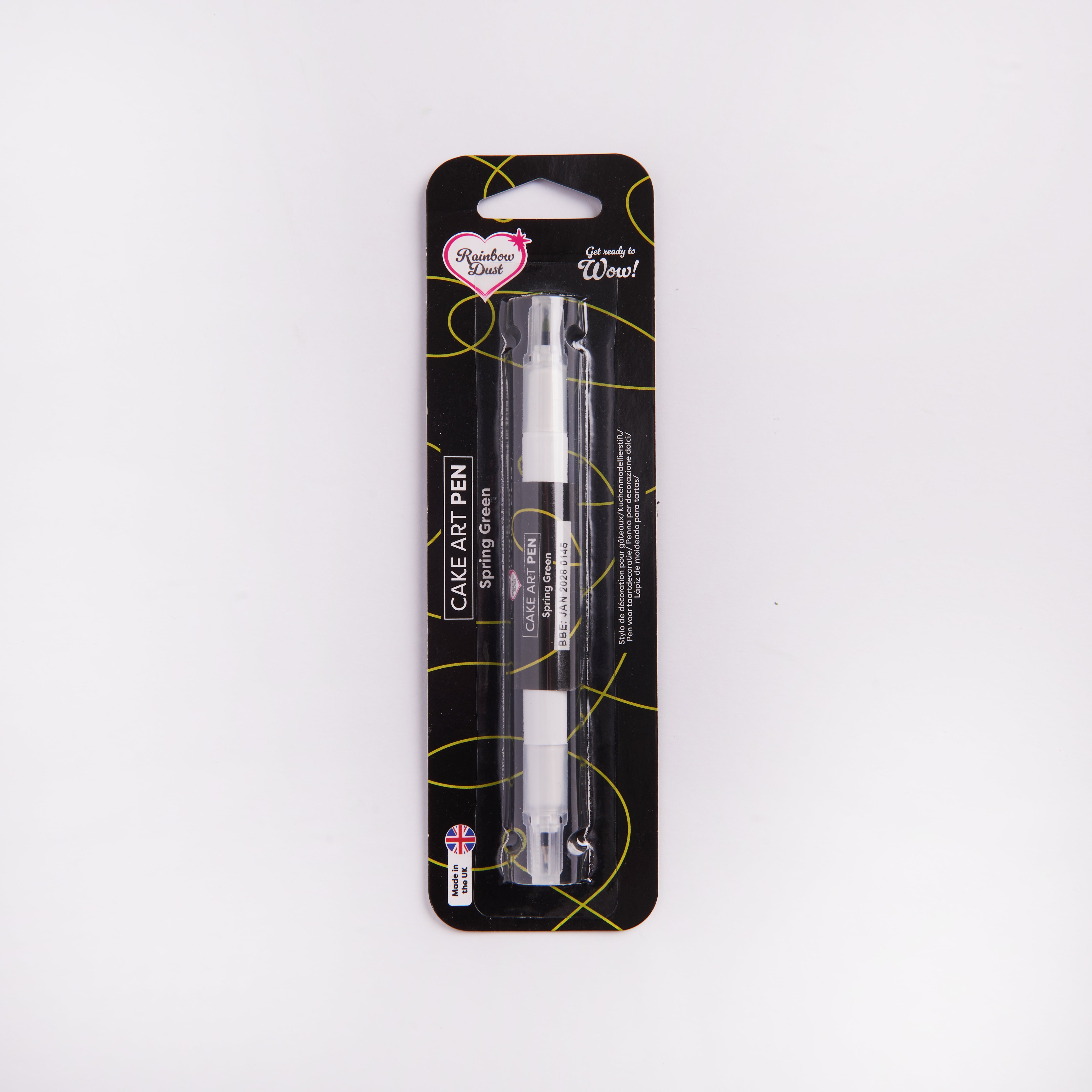 Spring Green edible food colouring pen dual nib