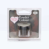 Chocolate brown powdered food colouring