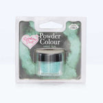 Light teal powdered food colouring
