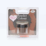 Milk chocolate brown powdered food colouring