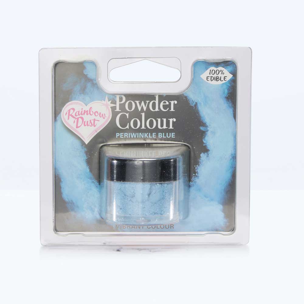 Periwinkle blue powdered food colouring