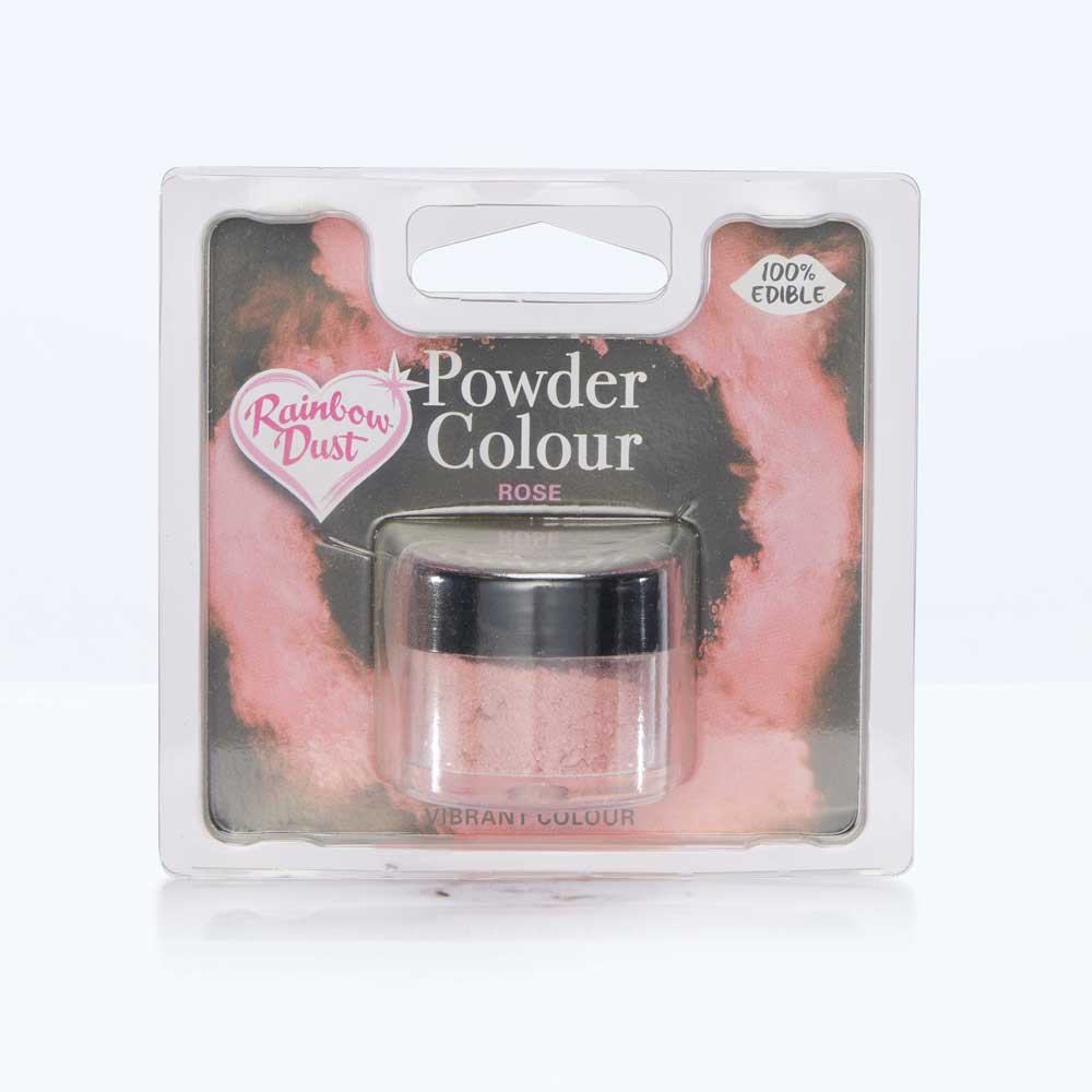 Rose pink powdered food colouring