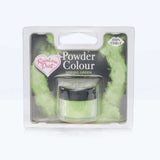 Spring green powdered food colouring