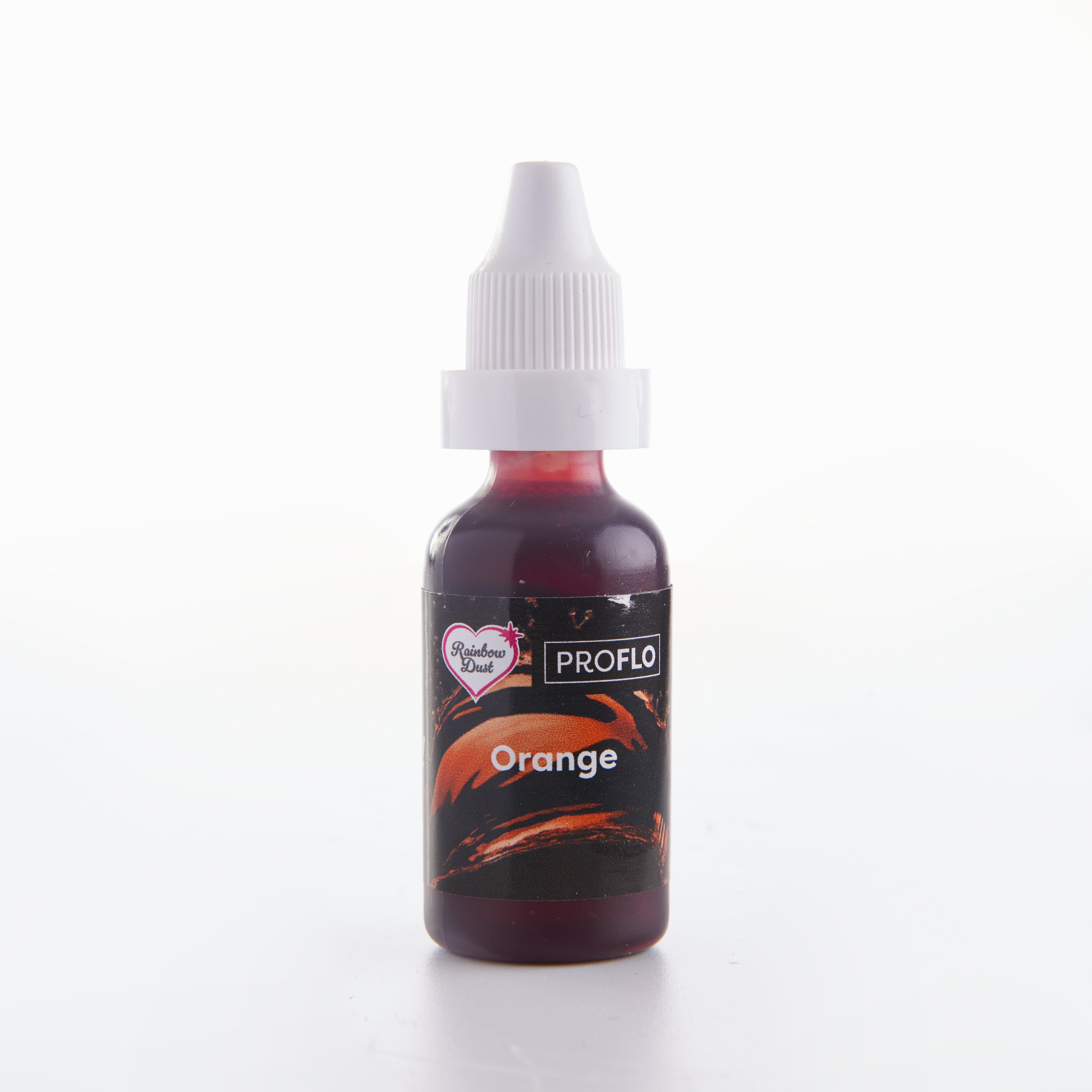 Orange liquid food colouring for airbrushing