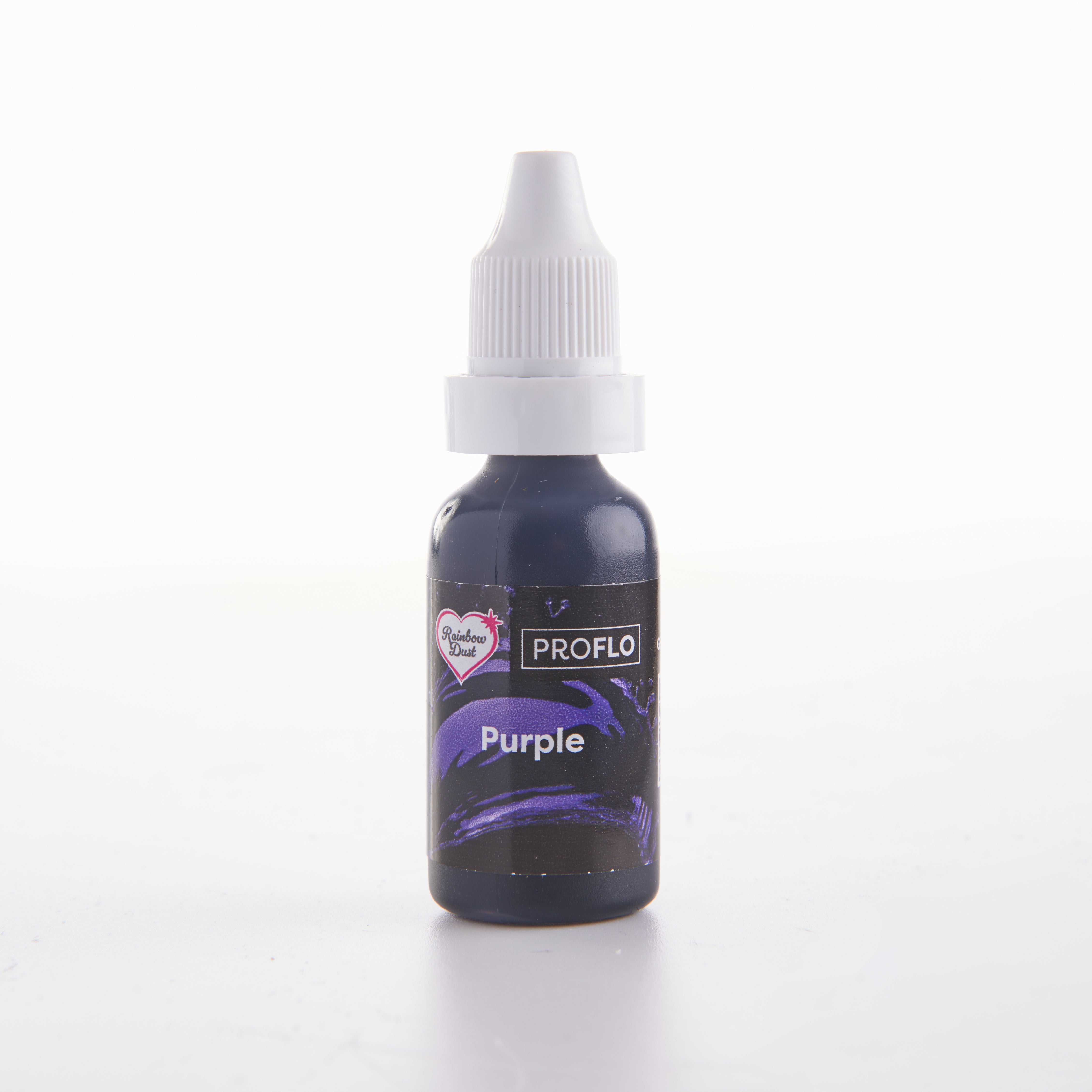 Purple liquid food colouring for airbrushing