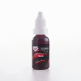 Red liquid food colouring for airbrushing