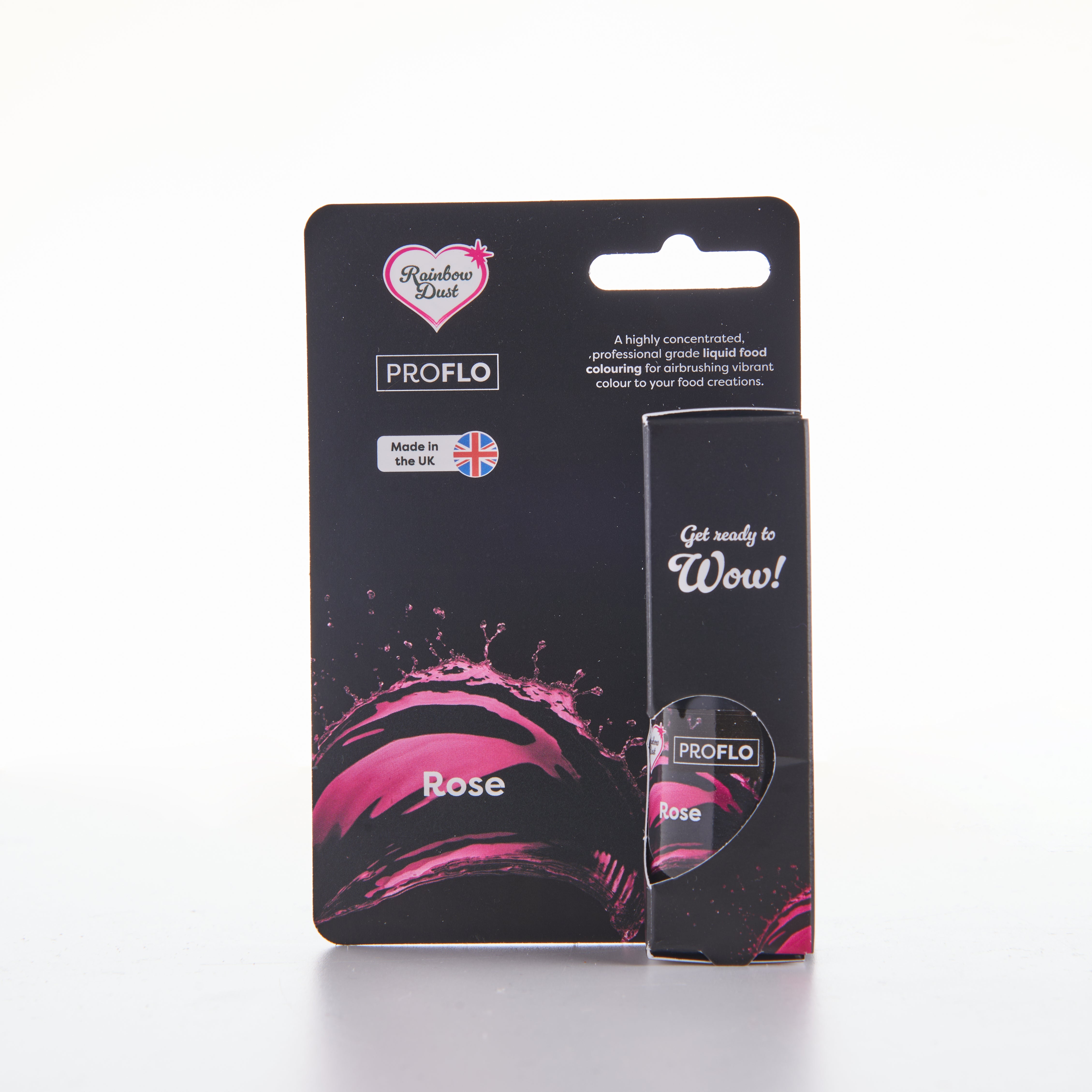 Rose Pink liquid food colouring for airbrushing