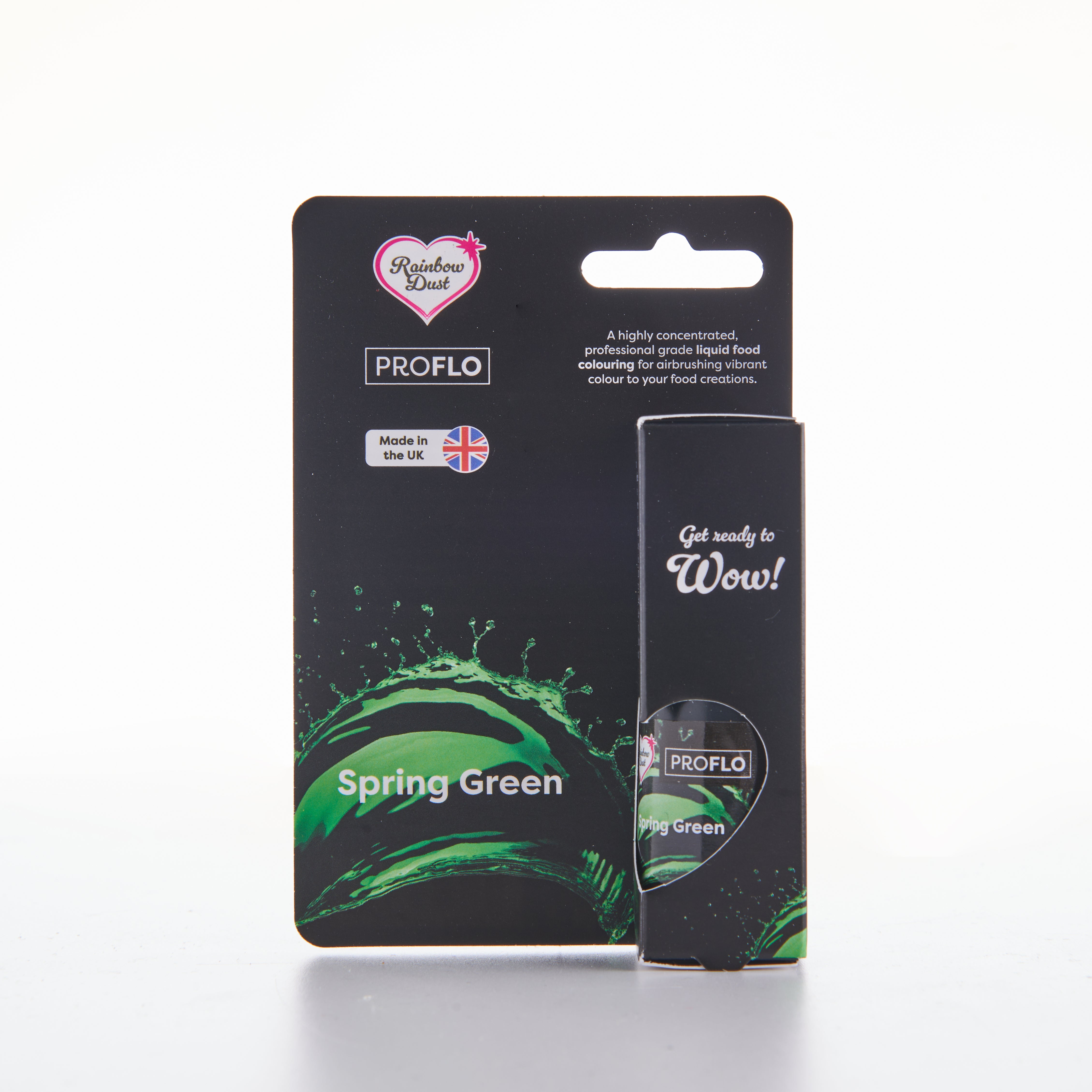 Spring Green liquid food colouring for airbrushing
