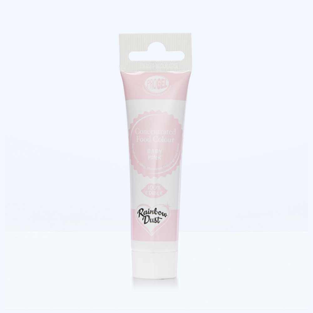 Baby pink food colouring gel tube