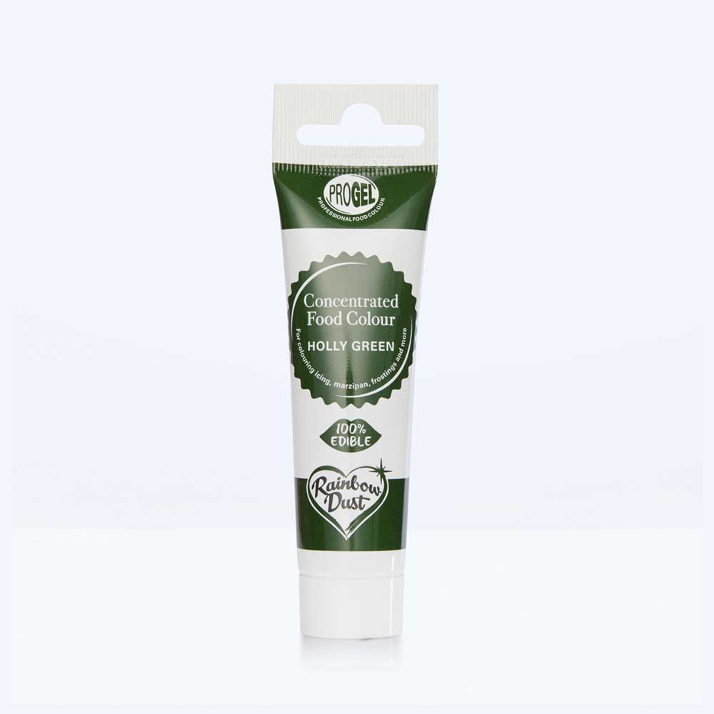 Holly green food colouring gel tube