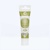 Olive green food colouring gel tube