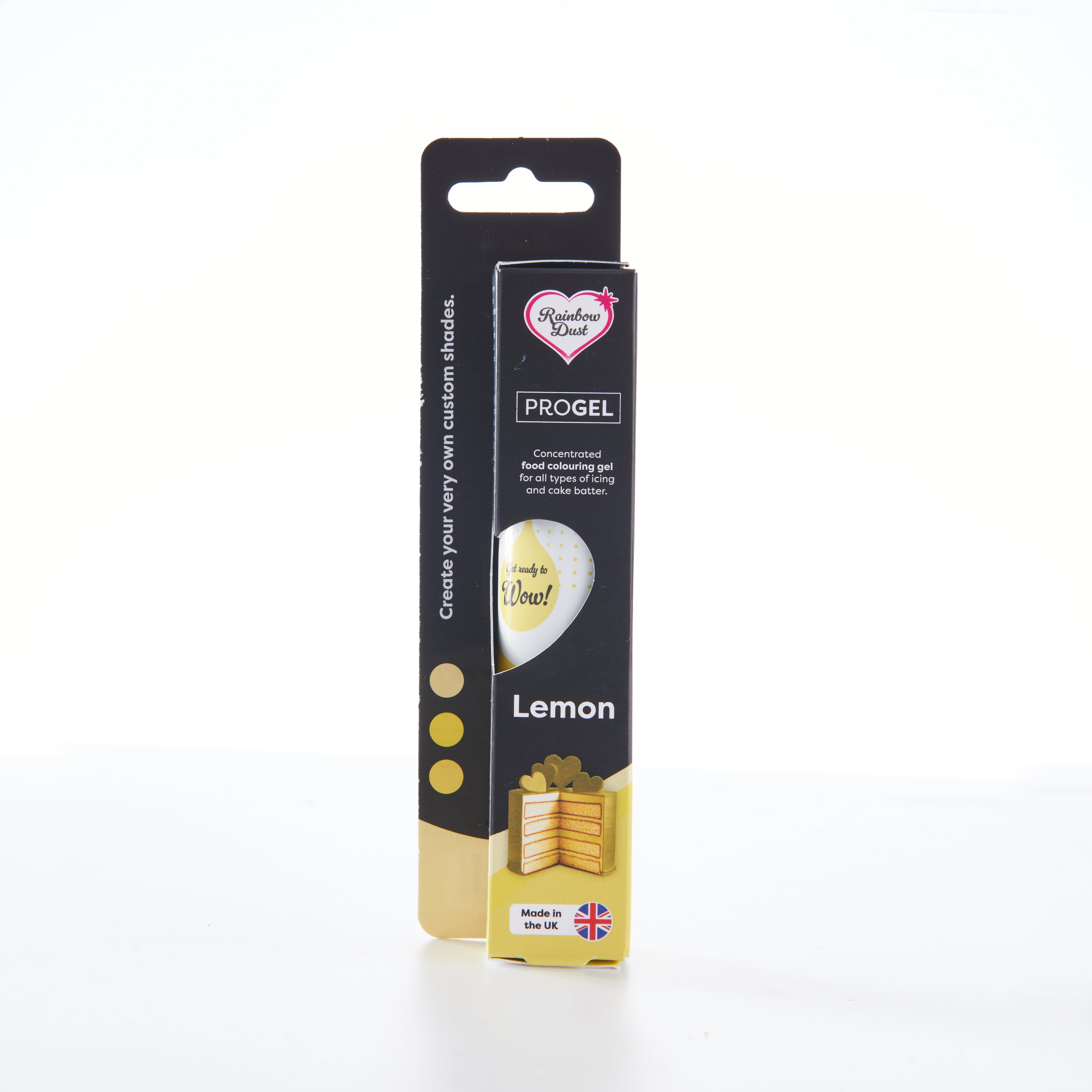 Lemon Yellow food colouring gel