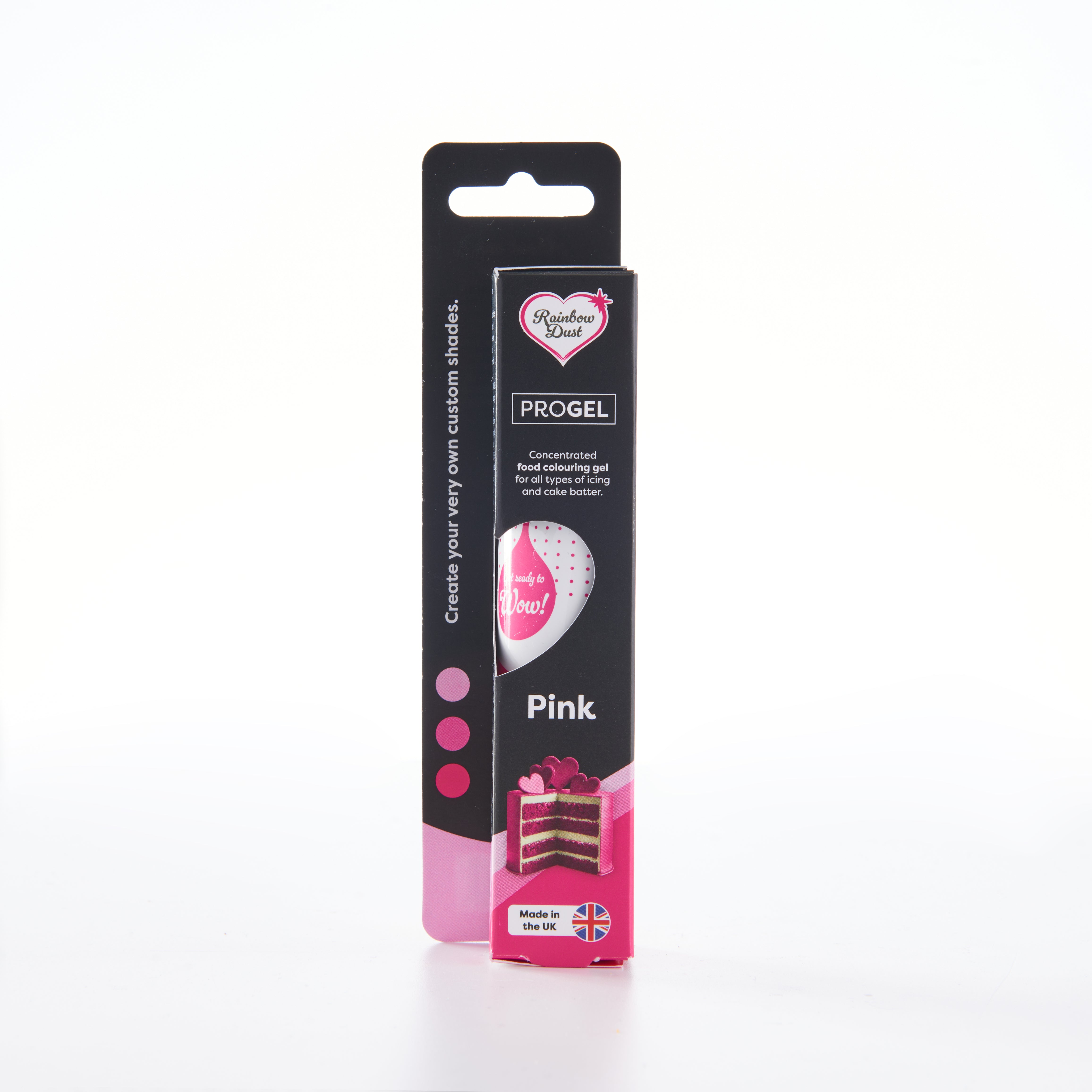 Pink food colouring gel