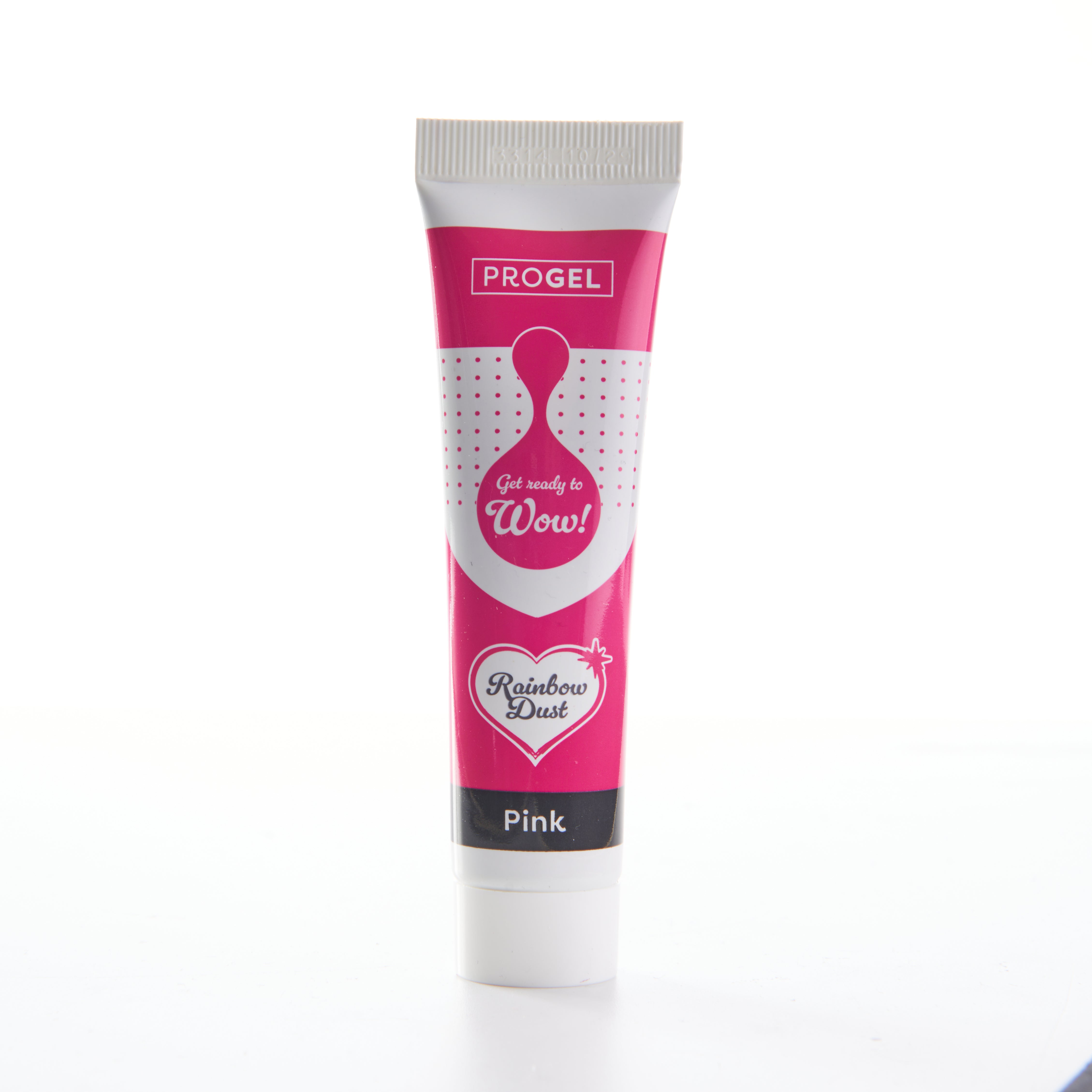 Pink food colouring gel