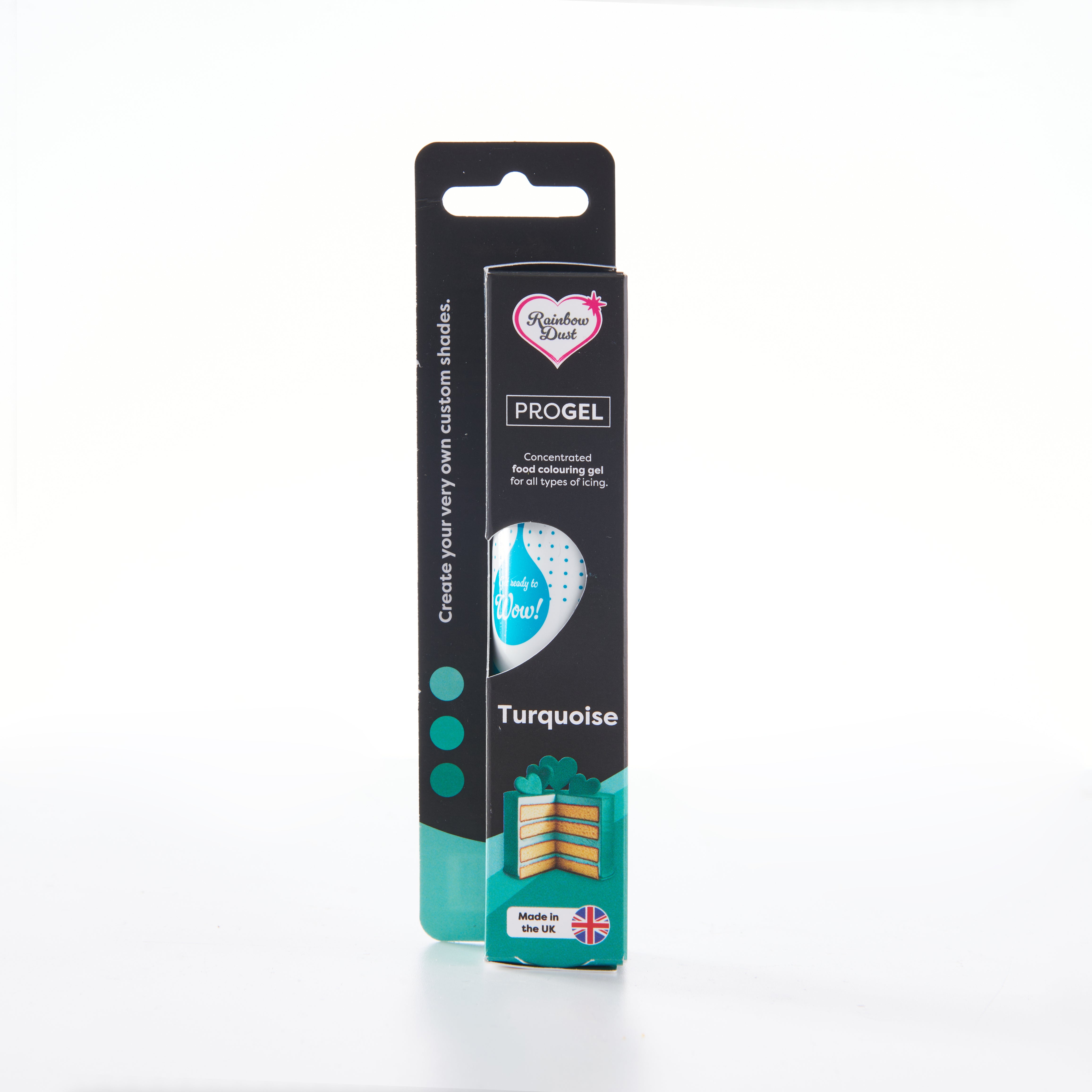 Turquoise food colouring gel