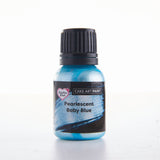Edible food paint pearlescent baby blue