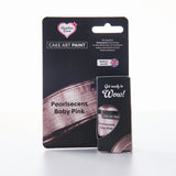 Edible food paint pearlescent baby pink