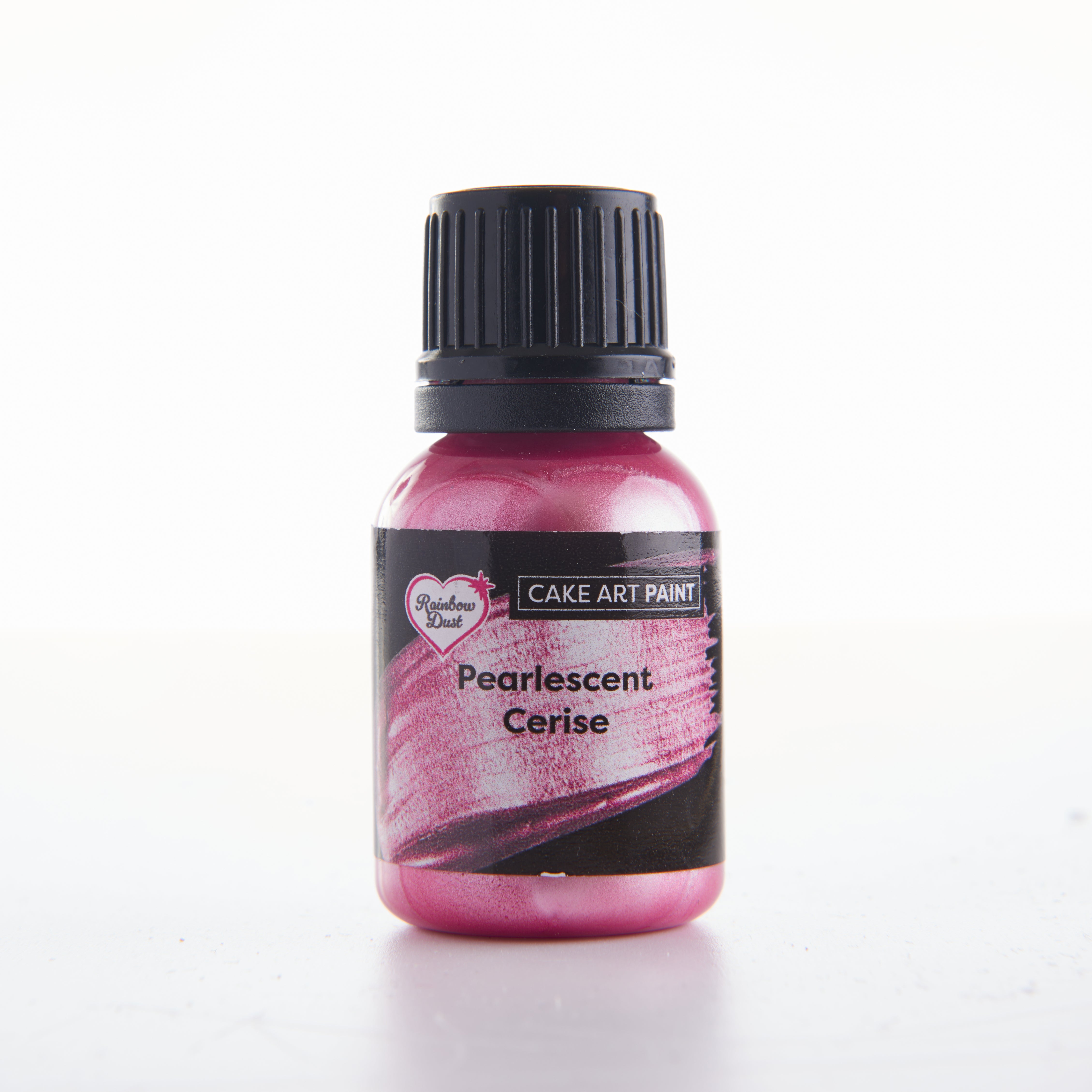 Edible food paint pearlescent cerise pink