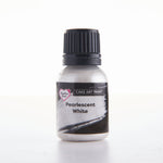 Edible food paint pearlescent white