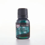 Edible food paint metallic peacock green