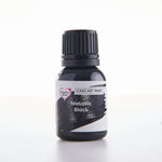 Edible food paint metallic black