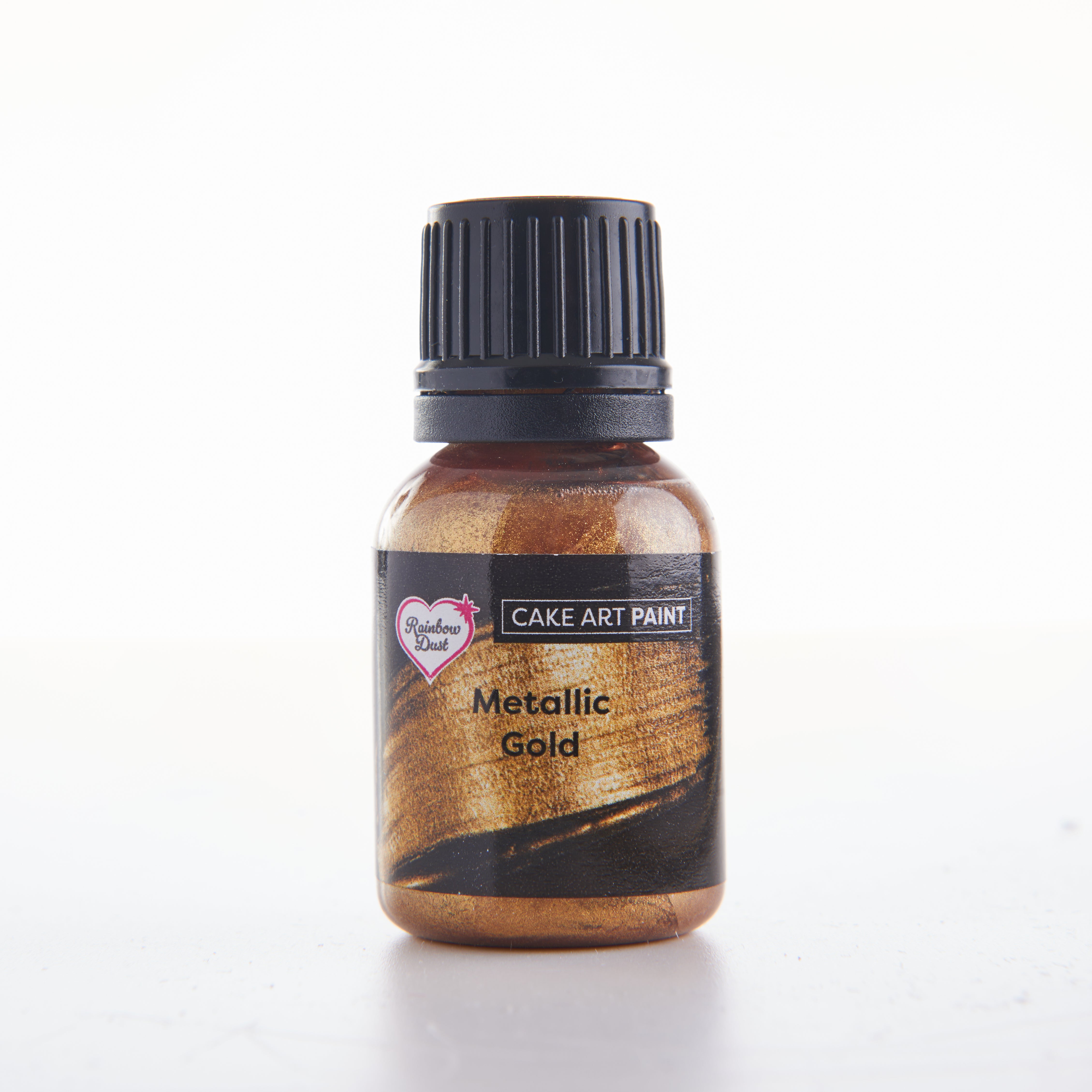 Edible food paint metallic gold