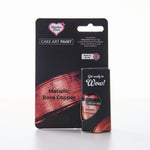 Edible food paint metallic rose copper