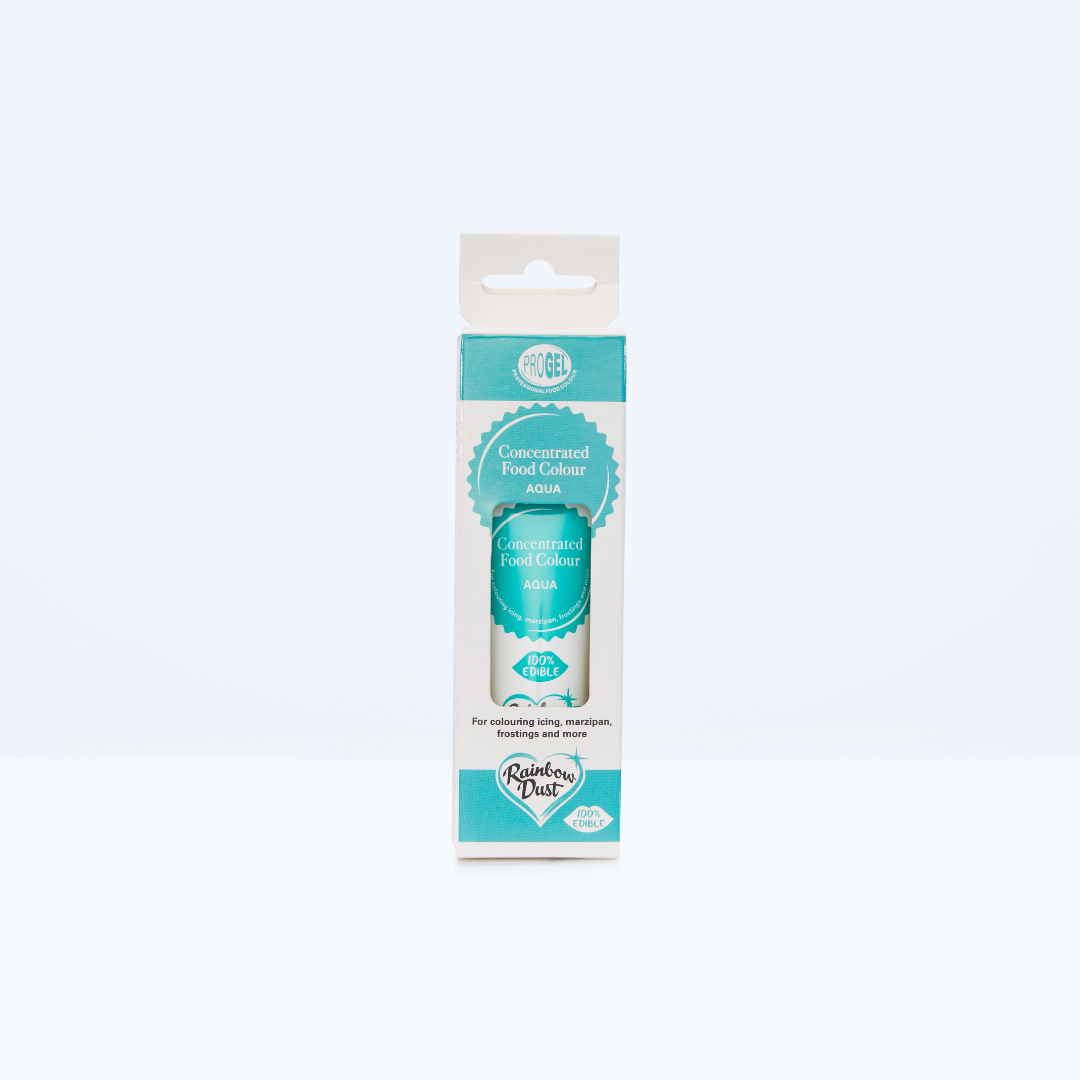 Aqua food colouring gel tube