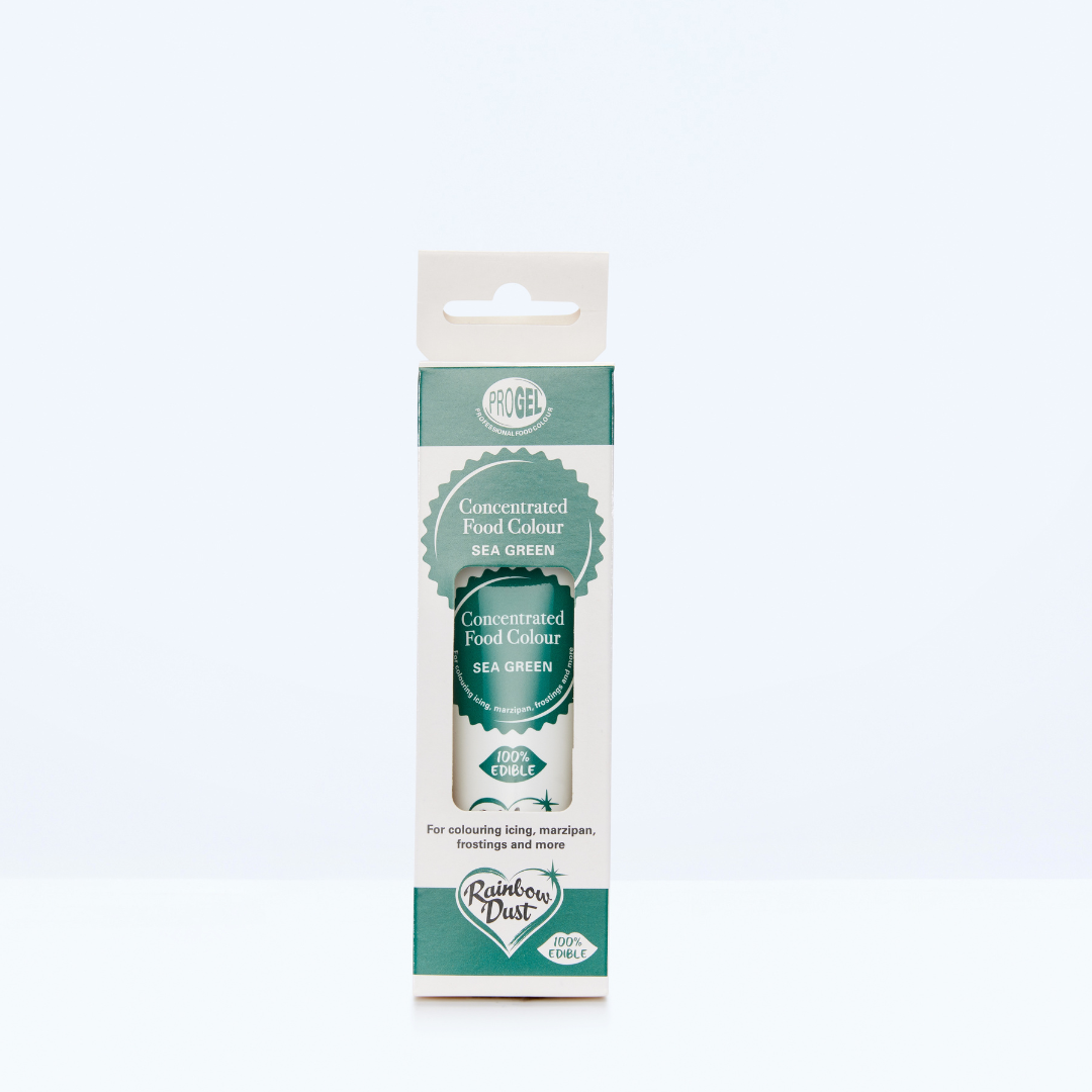 Sea green food colouring gel tube