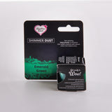 Lustre dust powder emerald green colour