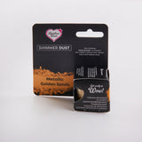 Lustre dust powder metallic gold colour