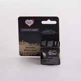 Lustre dust powder metallic white gold colour