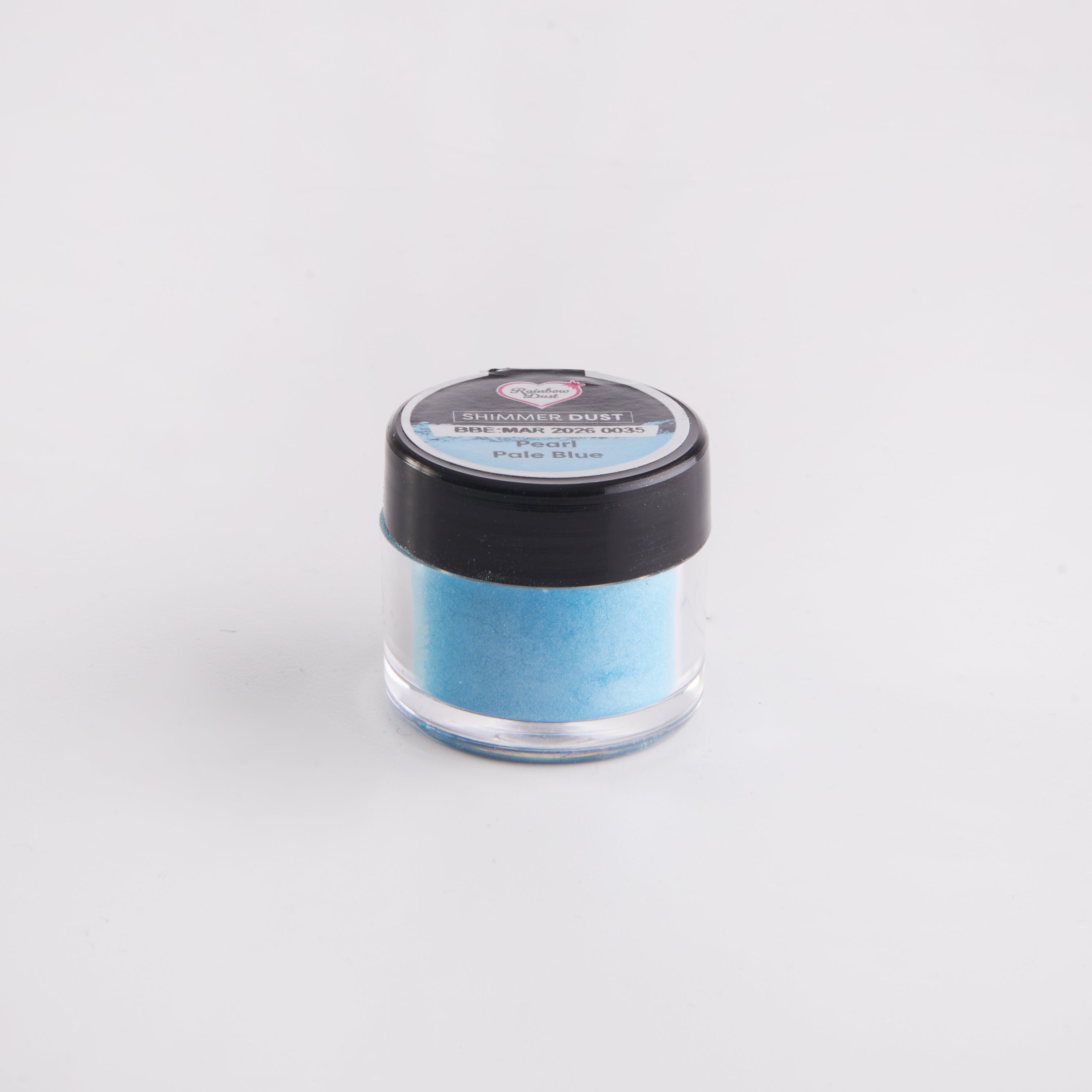 Lustre dust powder pearlescent pale blue colour
