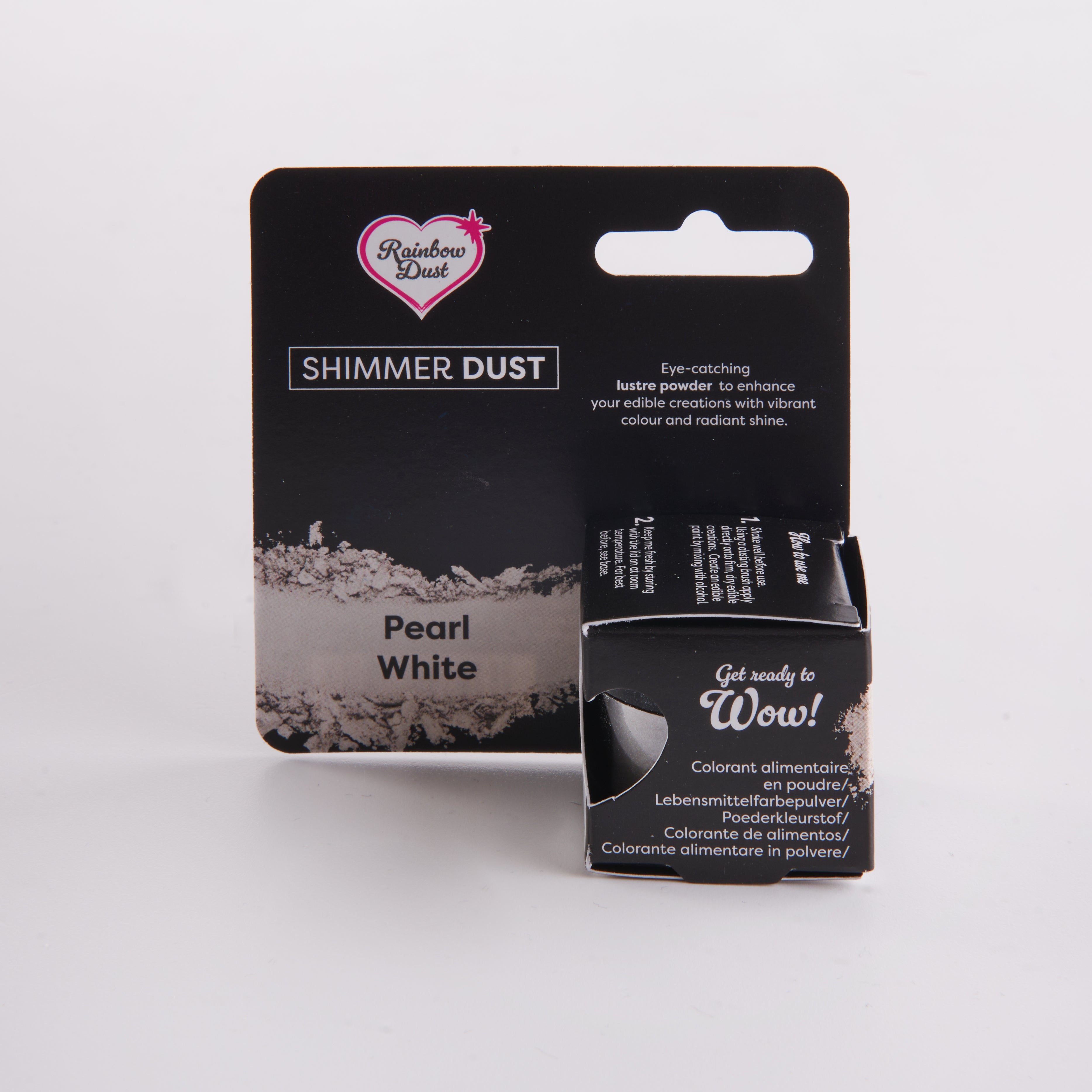 Lustre dust powder pearlescent white colour
