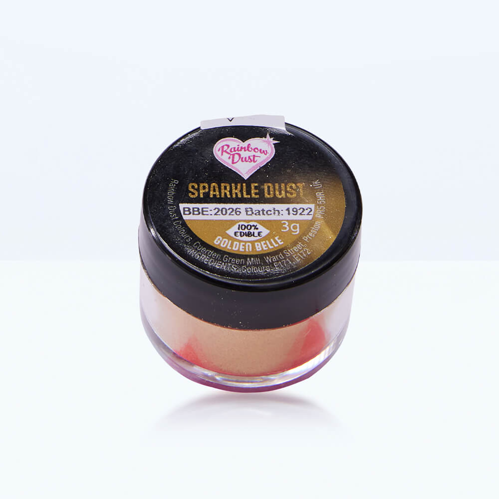 Rainbow Dust Sparkle Dust edible lustre glitter gold pot