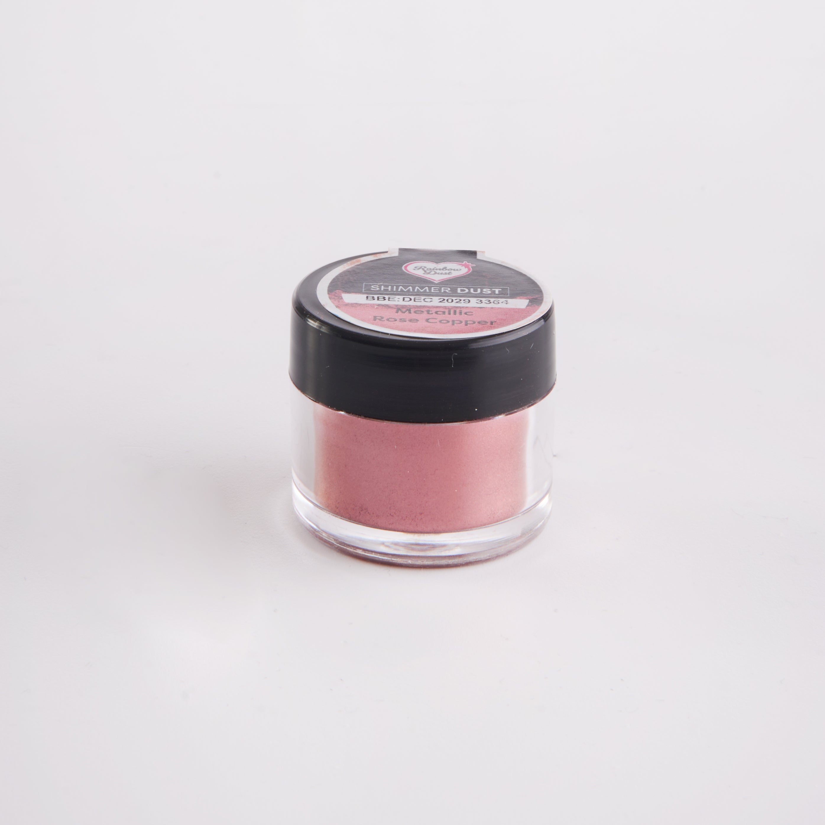 Lustre dust powder metallic rose copper colour