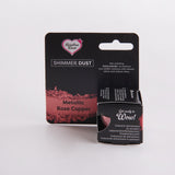 Lustre dust powder metallic rose copper colour