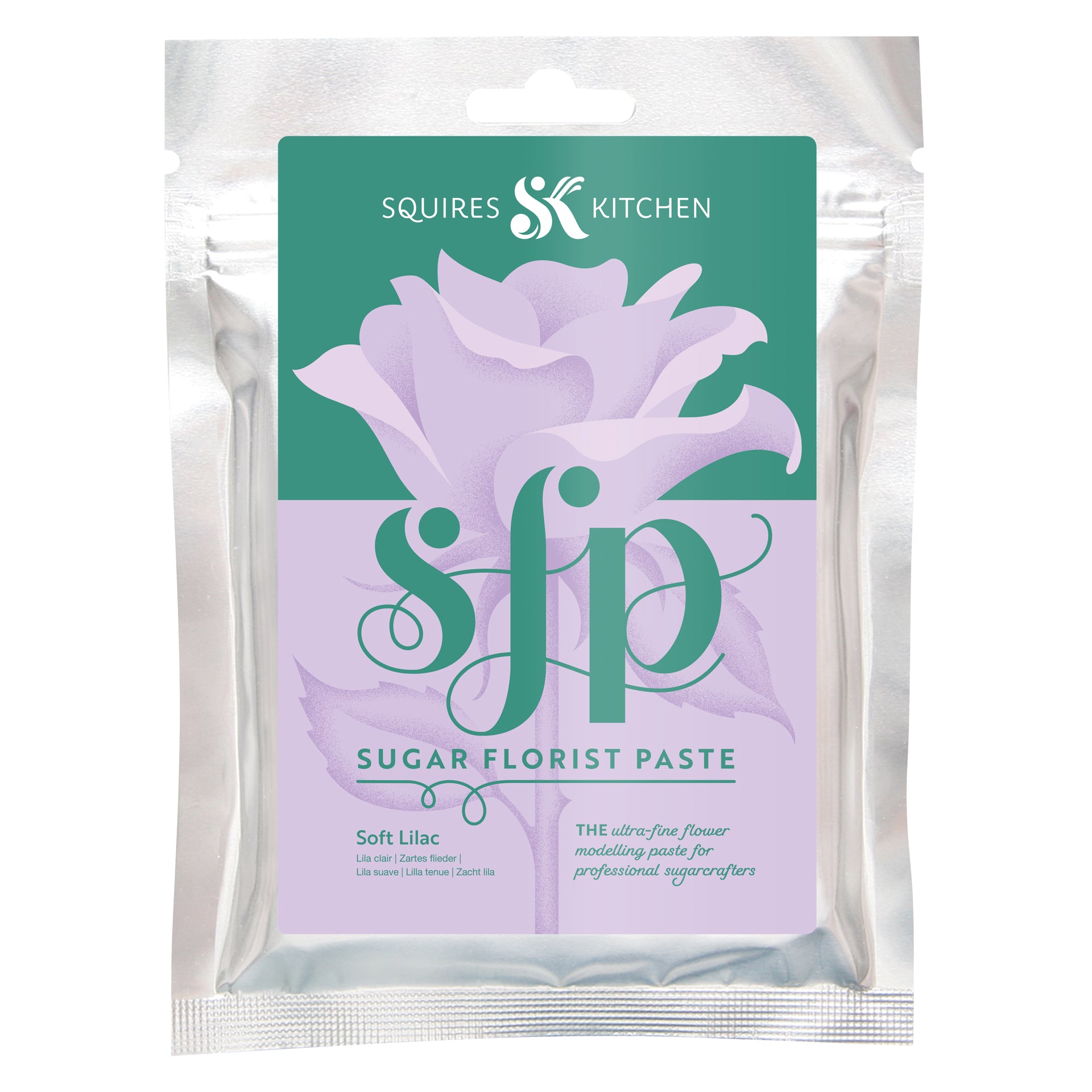 Squires Kitchen sugar florist paste (SFP) purple lilac