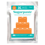 Squires Kitchen orange coloured ready to roll sugarpaste fondant icing