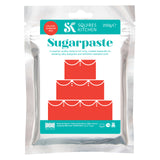 Squires Kitchen red coloured ready to roll sugarpaste fondant icing
