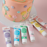 Pastel coloured flower cake
