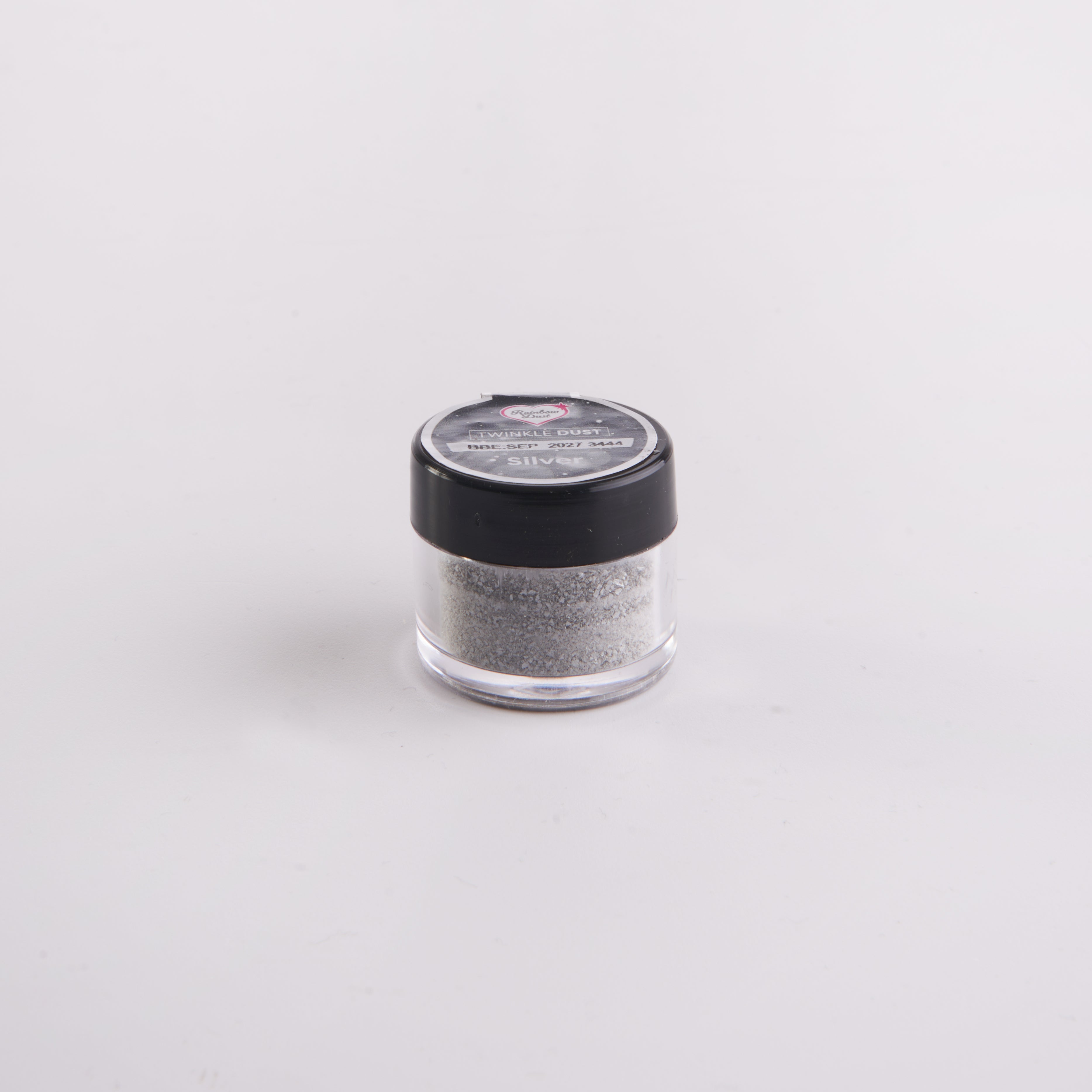 Edible silver glitter