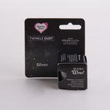 Edible silver glitter