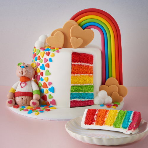 Rainbow cake colours