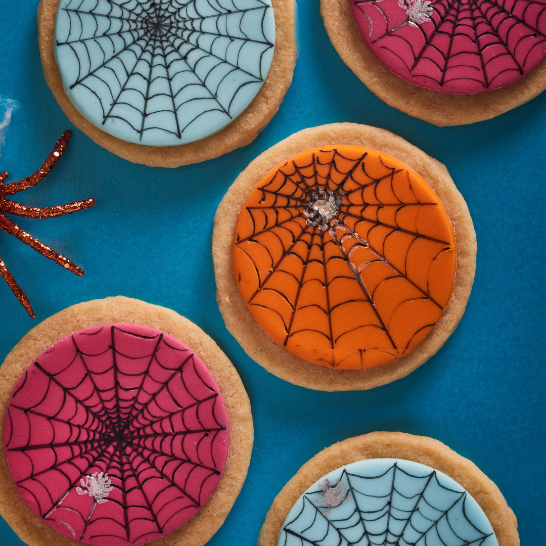Royal icing biscuits decorated with edible colouring pens