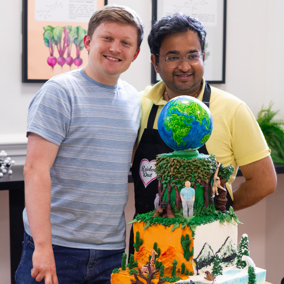 A cake for Sir David Attenborough's 100th birthday