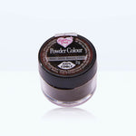 Chocolate brown powdered food colouring