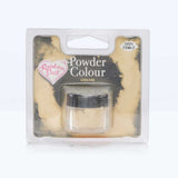 Cream powdered food colouring